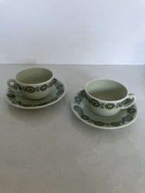 Listing 2 of 13 for Mid century Scandinavian design - pair of Porsgrund duos - Norway 1965