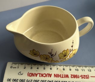 Listing 4 of 9 for Carlton Ware sauce jug - Mimosa pattern - 1950’s
