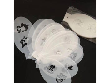 Listing 5 of 9 for New Face Painting Stencils Templates Professional Body Art Dolphin Deer