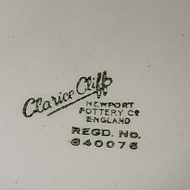 Listing 5 of 5 for RARE ORIGINAL CLARICE CLIFF ART DECO TWIN HANDLED LIDDED TUREEN C.1932