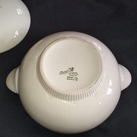 Listing 3 of 5 for RARE ORIGINAL CLARICE CLIFF ART DECO TWIN HANDLED LIDDED TUREEN C.1932