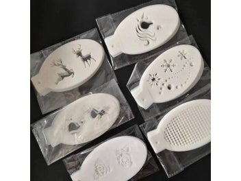 Listing 6 of 9 for New Face Painting Stencils Templates Professional Body Art Dolphin Deer