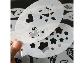 Listing 7 of 9 for New Face Painting Stencils Templates Professional Body Art Dolphin Deer