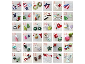 Listing 4 of 9 for 100pc Hearts Eggs Turkey Flowers Wreath Butterfly Pen Pumpkin Skull Cutting