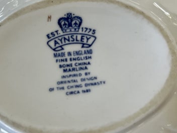 Listing 2 of 2 for AYNSLEY CHINA - MARLINA - Dish - avocado shape