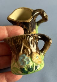 Listing 5 of 8 for Two tree stump miniature jugs by Weetman England 1950’s