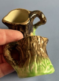 Listing 6 of 8 for Two tree stump miniature jugs by Weetman England 1950’s