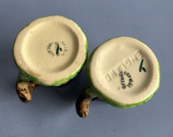 Listing 8 of 8 for Two tree stump miniature jugs by Weetman England 1950’s