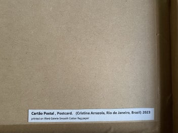 Listing 2 of 2 for Cartao Postal Postcard (Cristina Arrázola, Brazil)