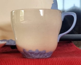 Listing 3 of 7 for FABULOUS Antique JOHNSON BROS "English Oak" Pale Blue Trio