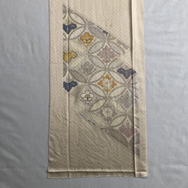 Listing 6 of 20 for Vintage Japanese Woven Silk Fabric Piece Kimono Panel