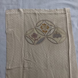 Listing 8 of 20 for Vintage Japanese Woven Silk Fabric Piece Kimono Panel