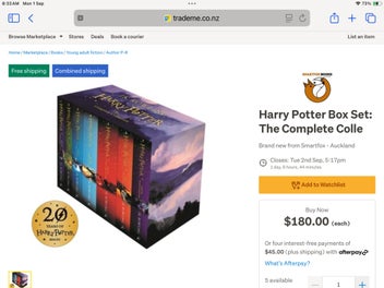 Listing 7 of 8 for Harry Potter, Once Read, Full Set 2014 Bloomsbury Eds in Case.