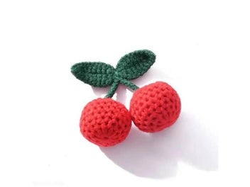 Listing 4 of 9 for Yarn Cherry Hook Weaving DIY Ornaments Craft Supplies Clothing Hat Shoe Key