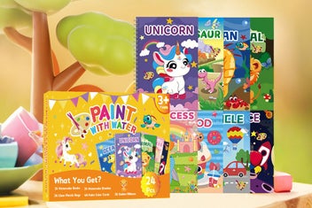 Listing 2 of 8 for 24 Water Coloring Books for Little Ones Party Favors Water Painting Books