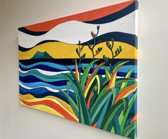 Listing 2 of 5 for Bay of Plenty - Large Original painting by Megan Collins