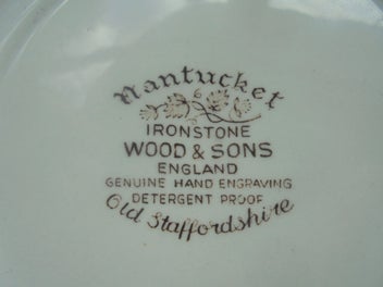 Listing 3 of 3 for Burleigh Ironstone (England) 'Burgess and Leigh' side plate
