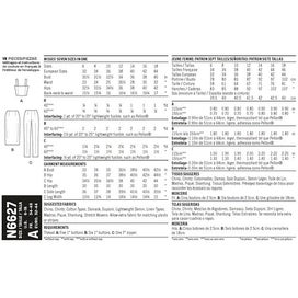 Listing 2 of 2 for New Look Pattern 6627 Misses' Top Skirt And Pants 8-10-12-14-16-18-20