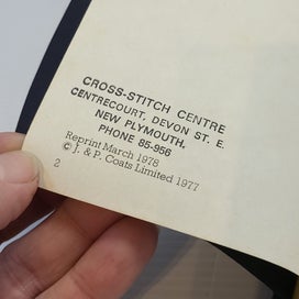 Listing 6 of 6 for Vintage 50 Counted Thread Embroidery Stitches Pattern Book. Coats no 1245