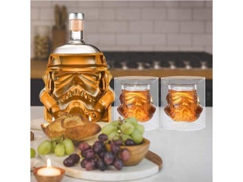 Listing 10 of 14 for 650ml Creative Storm Trooper Decanter White Soldier Glass Jug Liquor Bottle