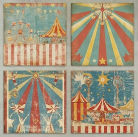 Listing 4 of 5 for - 6x6 - Paper/Card Stock - Circus - 6pcs - 150 gsm -
