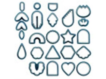 Listing 1 of 9 for Polymer Clay Earrings Cutters Stainless Steel Geometry Die Baking Mould