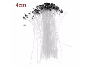 Listing 1 of 9 for 100pcs Candle Wick Cotton Cores Smokeless DIY Party Candle Making Pre-waxed
