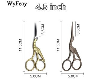 Listing 5 of 9 for 3.5" 4.5" Crane Cross Stitch Retro Classic Vintage Antique Embroidery Sewing