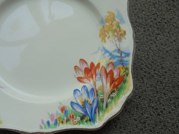 Listing 2 of 6 for J&G Meakin - England - 'Autumn Crocus' lunch plate