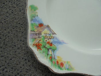 Listing 3 of 6 for J&G Meakin - England - 'Autumn Crocus' lunch plate