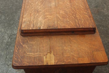 Listing 4 of 5 for ANTIQUE SINGER TREADLE SEWING MACHINE