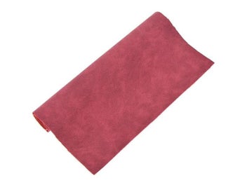 Listing 1 of 9 for 21x29cm A4 Faux Suede PU Leather Fabric For Garment Waterproof Synthetic