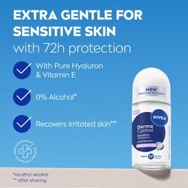Listing 4 of 6 for Nivea Deodorant Roll On Derma Control Restore 50mL