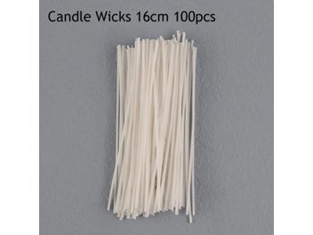 Listing 1 of 9 for 100Pcs /set Waxed Cotton Candle Wicks Set Smokeless Wax Core DIY Soy Wax Core