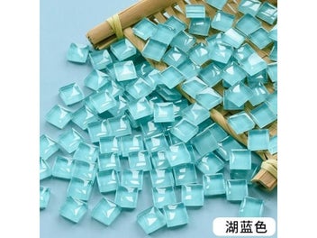 Listing 1 of 15 for 450pcs Solid Color Square Glass Mosaic Tiles Art And Craft Material Mosaic Tile