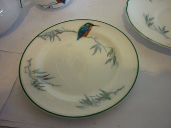 Listing 7 of 8 for KINGFISHER ROYAL DOULTON TEA SERVICE. 5 PIECE . 1920'S