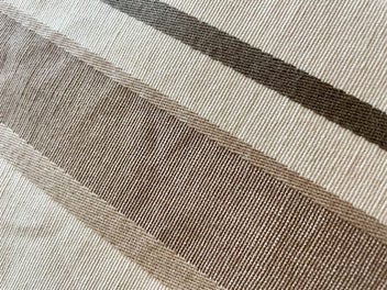 Listing 2 of 4 for A huge length of UNUSED striped Indian Cotton Furnishing fabric