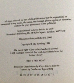 Listing 8 of 20 for Harry Potter; Complete set Adult Version Books.