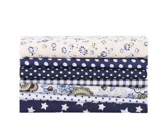 Listing 2 of 5 for 7pcs / set 100% Cotton Batiks Sewing Craft Cloth for DIY Wallet Cushion Cover