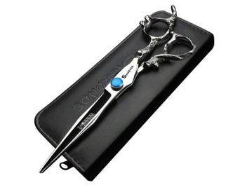 Listing 9 of 15 for Professional Haircut Barbershop Scissors 7/6/5.5 Inch Salon Japan Hair Cutting