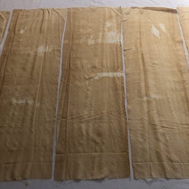 Listing 3 of 11 for Vintage Japanse Silk Kimono Lining Panels Fabric Pieces X6
