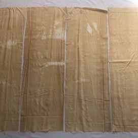 Listing 6 of 11 for Vintage Japanse Silk Kimono Lining Panels Fabric Pieces X6