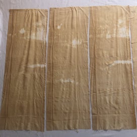 Listing 7 of 11 for Vintage Japanse Silk Kimono Lining Panels Fabric Pieces X6