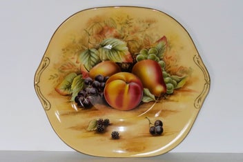Listing 1 of 2 for ***SIMPLY STUNNING AYNSLEY "ORCHARD GOLD" PLATE***