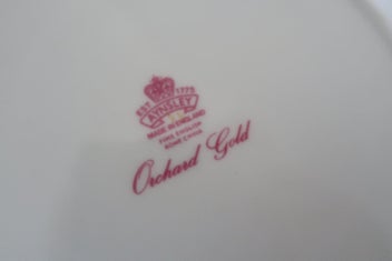 Listing 2 of 2 for ***SIMPLY STUNNING AYNSLEY "ORCHARD GOLD" PLATE***