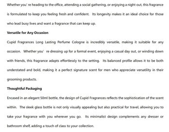 Listing 4 of 8 for Pheromone Perfume for men Cupid Hypnosis Long Lasting NEW 2025 SEXY COLOGNE New