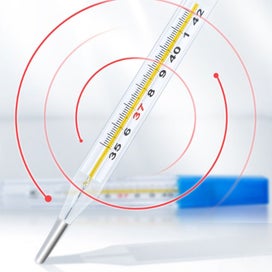 Listing 2 of 5 for Tradition Mercury Free Dual Scale Durable Glass Accuracy Thermometer 10ml