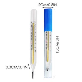 Listing 3 of 5 for Tradition Mercury Free Dual Scale Durable Glass Accuracy Thermometer 10ml