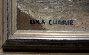 Listing 3 of 5 for LULA CURRIE 'STILL LIFE' OIL ON BOARD