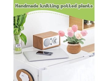 Listing 8 of 11 for BUDDUR Crochet Knitting Kit With Cotton Yarn Thread And Instruction For Fabric